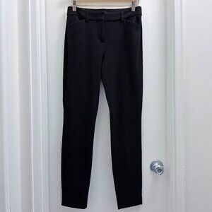 Express Stretch+ Midrise Skinny Work Pants Black Size 2R
